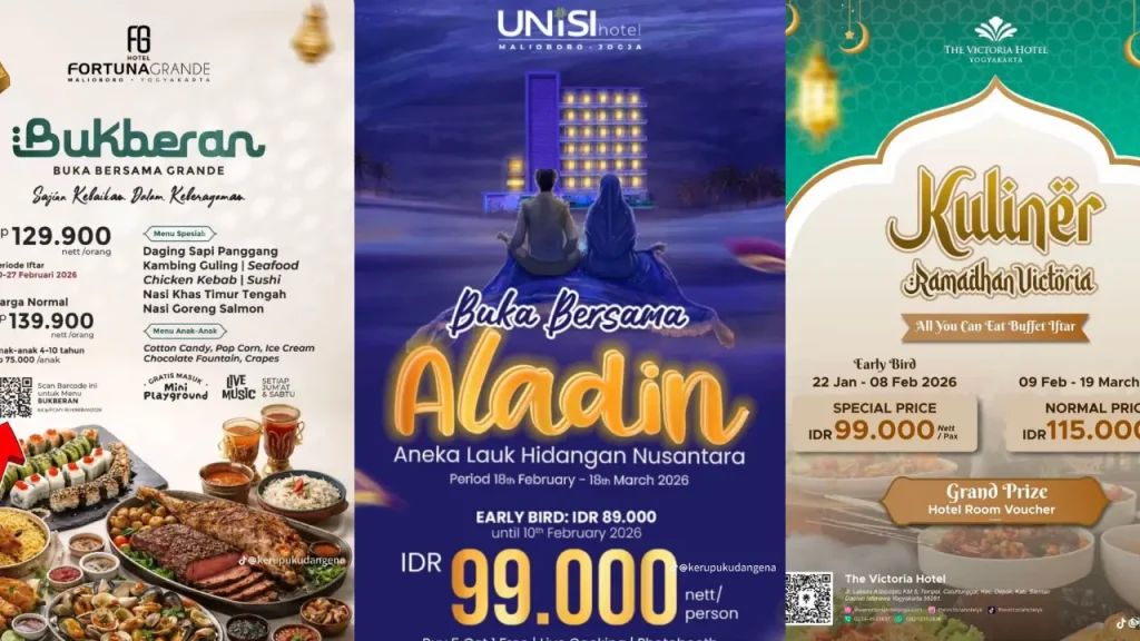 rekomendasi tempat bukber di hotel jogja